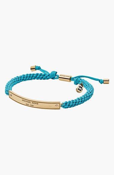 michael kors friendship bracelet blue|michael kors bracelets on clearance.